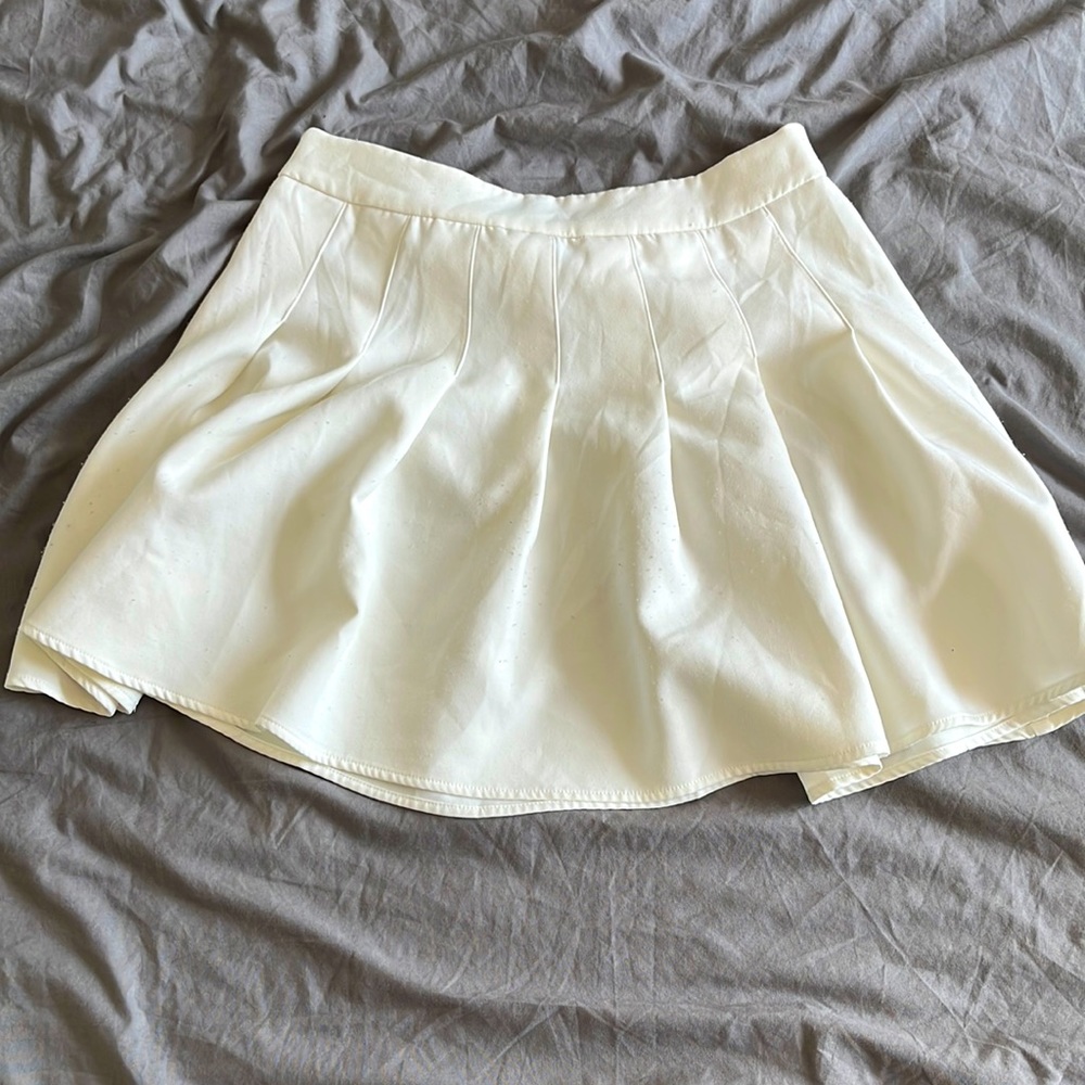 White skirt
